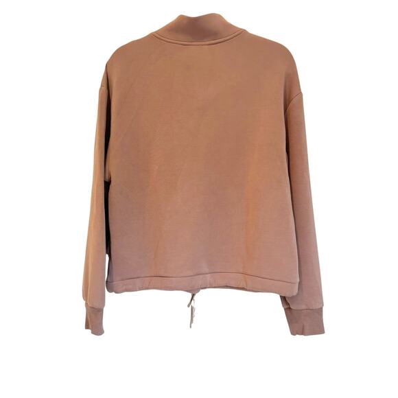 Varley Betsy Sweat Cowl Neck Double Soft Sweatshirt  Ash Rose Size S - Picture 8 of 12